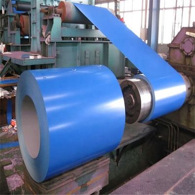 PPGI Цветная покрытая стальная катушка Z40 Z80 Z100 с средней твердостью материала и шириной 600-1250 мм